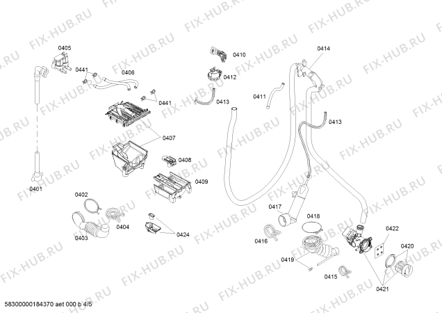 Схема №4 WAP242681W Maxx 8 с изображением Модуль управления, запрограммированный для стиралки Bosch 11006010